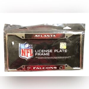 NFL Atlanta Falcons Stainless License Plate Frame Football Fan Favorite Fall